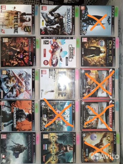 Игровые диски на sony ps3