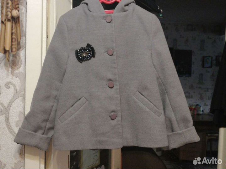 Пальто для девочки 134
