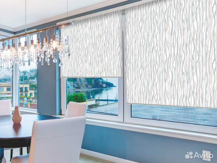 Рулонные шторы день ночь