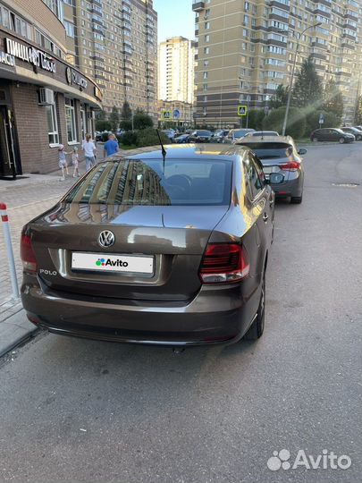 Volkswagen Polo 1.6 AT, 2015, 125 000 км