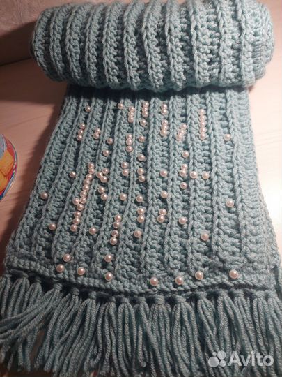 Женский шарф ручной работы