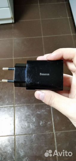 TypeC адаптер для зарядки от Baseus. 20w. Рабочий