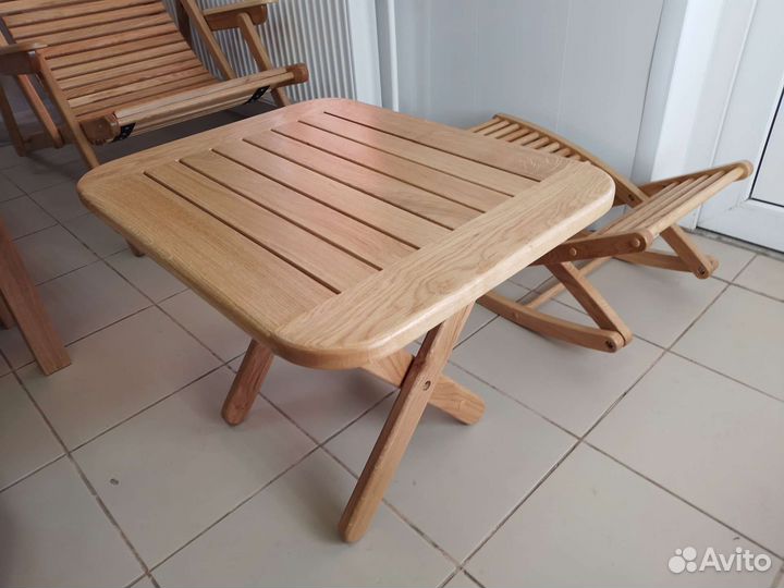 Журнальный столик из массива дуба (раскладной )