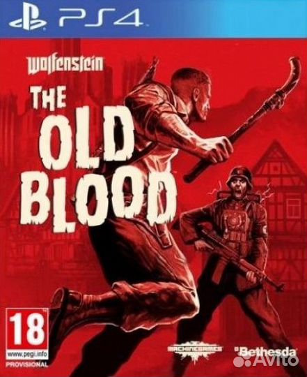 Wolfenstein: The Old Blood (PS4) б/у, Полностью Ан