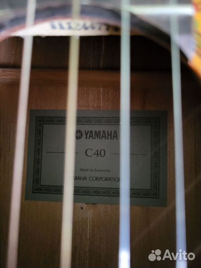 Гитара классическая Yamaha C 40 Ямаха