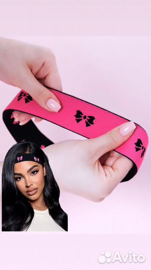 Повязка на голову женская в стиле Барби