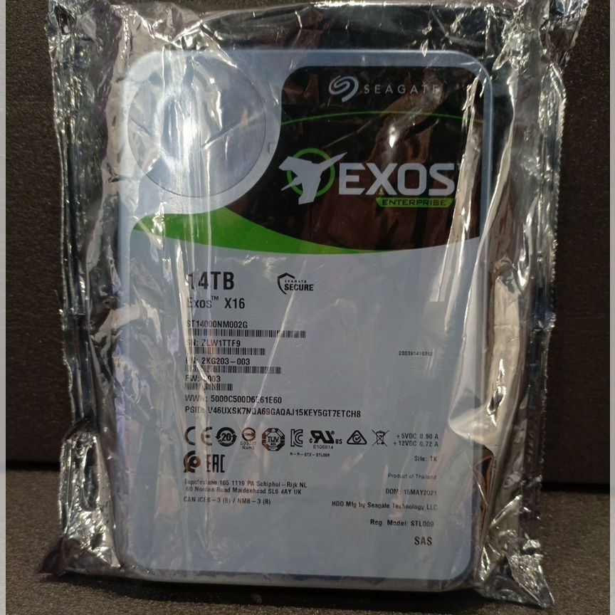 [2KG203-003] Hdd Seagate 14тб Sas 3.5" 12 Gb/S 2kg203-003