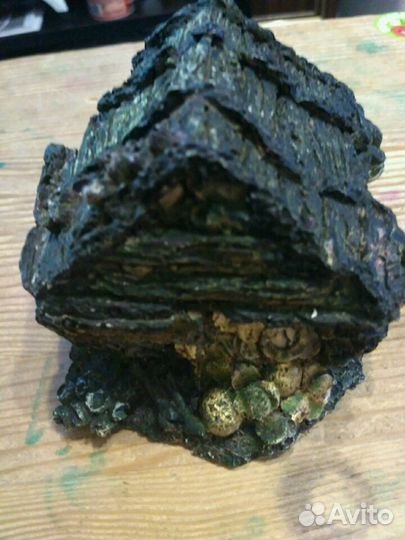 Декорация в аквариум, сундучок с кладом