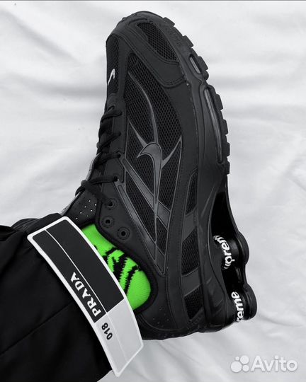 Кроссовки Nike shox ride 2 x supreme черные