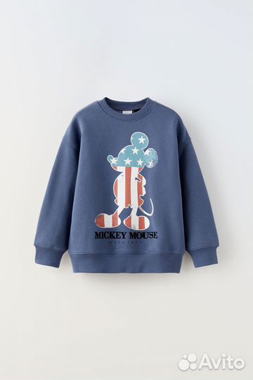 Толстовка zara Принт mickey mouse disney р.120