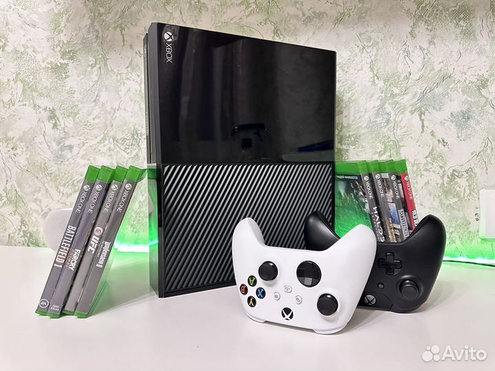 Xbox One + 947 игр (обмен, гарантия)