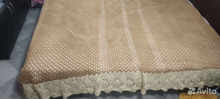 Покрывало вязаное