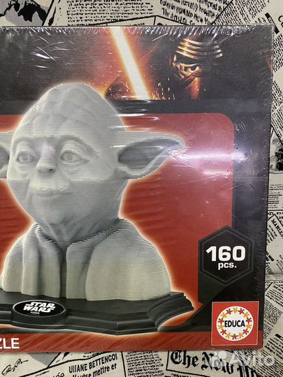 Star Wars Yoda 3D Пазл 160 (новый)