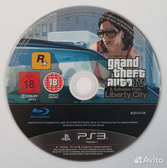 PS3 GTA The Complete Edition. Лицензия