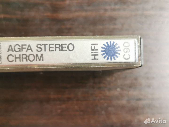 Аудиокассета agfa stereo chrom c-90