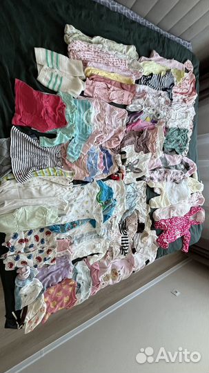 Вещи пакетом на девочку 62-68