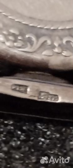 Серебряный флакон для духов