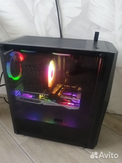 Игровой пк rx7600xt Rysen 5 7500f 3.7ghz