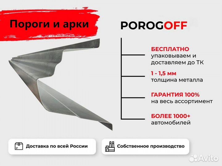 Ремонтные пороги Ford Focus 2 Хетчбек