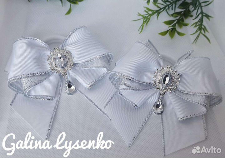 Школьные банты ручной работы