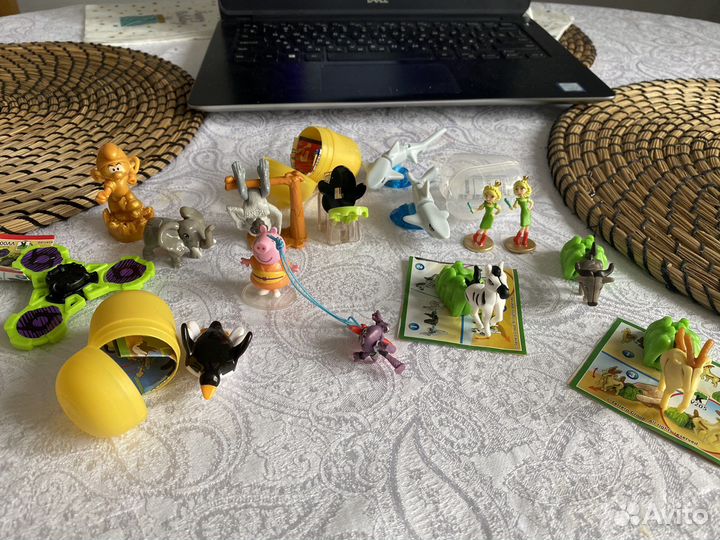 Игрушки из шоколадных яиц Киндер и др