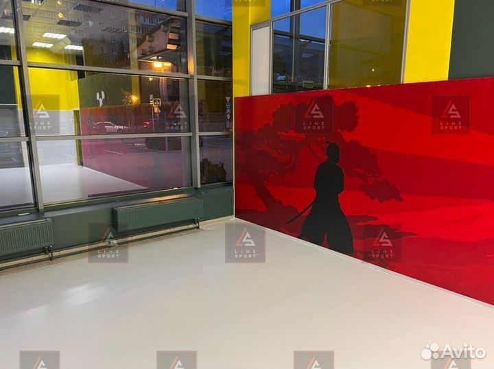 Борцовский ковер 12х12 одноцветный