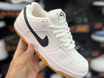 Кроссовки Nike SB dunk low pro ISO белые 36-41