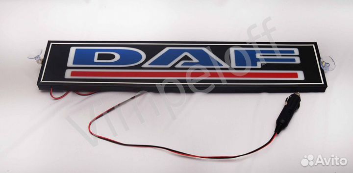 Светодиодная табличка 100*500 12/24М