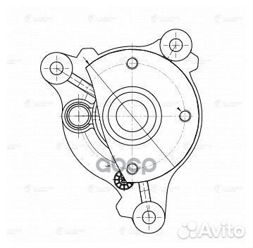 Насос водяной Hyundai Solaris II (17) /Kia Rio IV