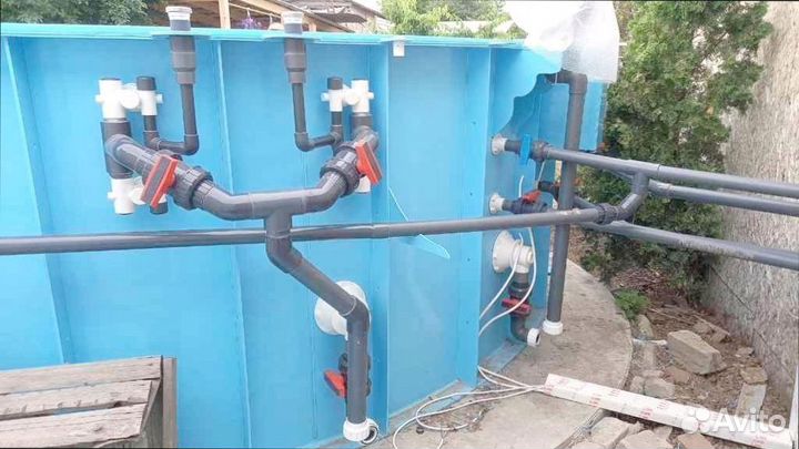 Бассейн круглый пластиковый от производителя