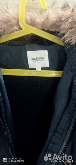 Парка с натуральным мехом Акула