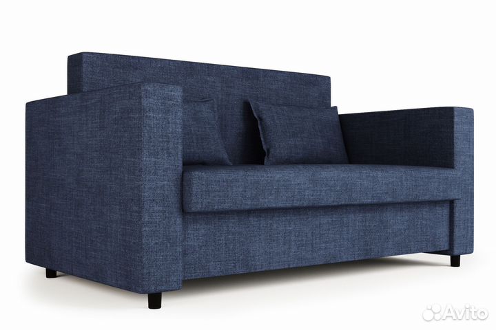 Диван кровать синий
