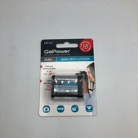 Батарейка GoPower 2CR5 BL1 Lithium 6V (6203)