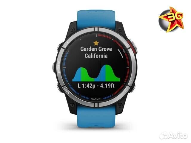 Часы Garmin Quatix 7 Black Blue 010-02540-61