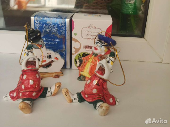 Елочные игрушки лефортовский фарфор