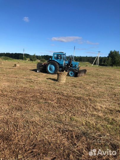 Сено луговое в рулонах