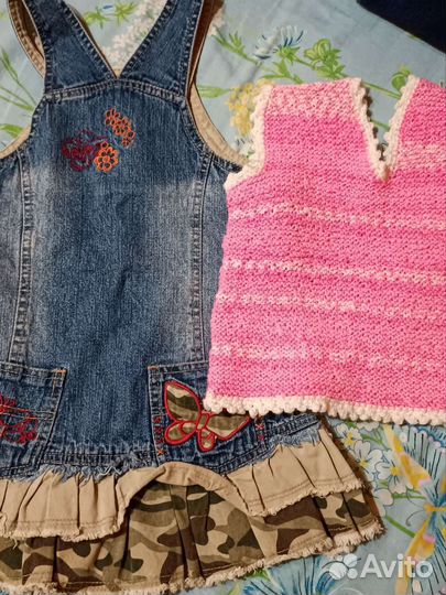 Детские вещи пакетом для девочки 1.5 2 годтика