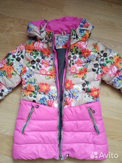 Куртка для девочки удлиненная