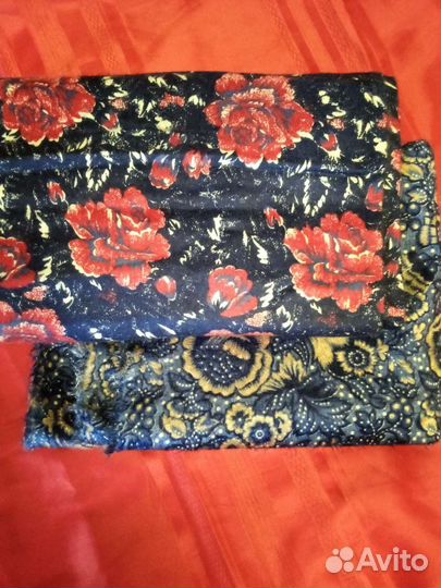 Отрезы ткани разные время СССР