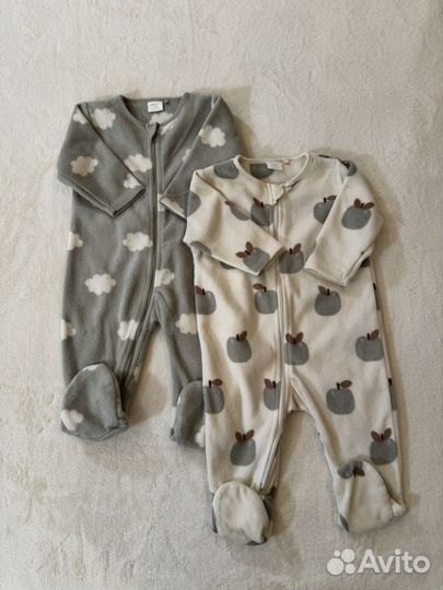 Флисовые комбинозоны next 68р
