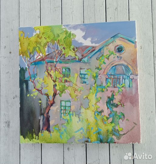 Картина маслом на холсте пейзаж