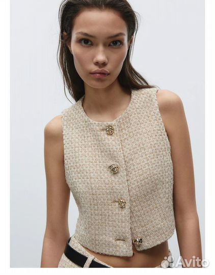 Костюм жилетка и шорты zara