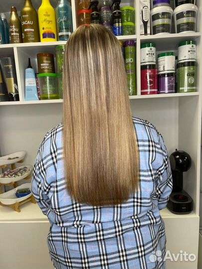 Кератин Ботокс волос Нанопластика