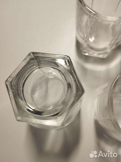 Стопки шестигранные стеклянные