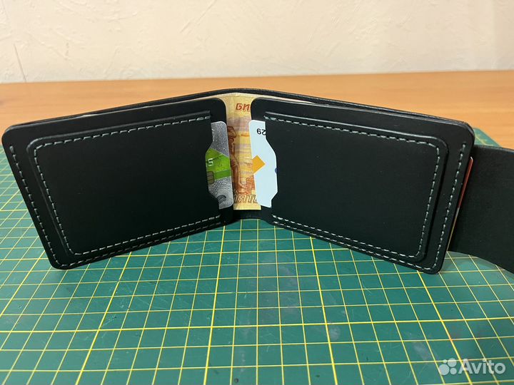 Портмоне мужской натуральная кожа ручная работа