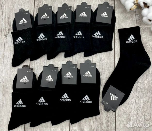 Мужские кожаные кроссовки Adidas фишки