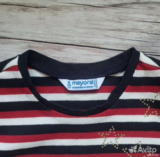 Лонгслив для девочки Mayoral 128