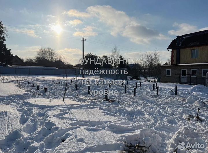 Винтовые сваи под ключ