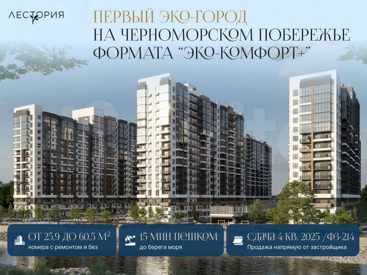 1-к. квартира, 29,3 м², 8/17 эт.