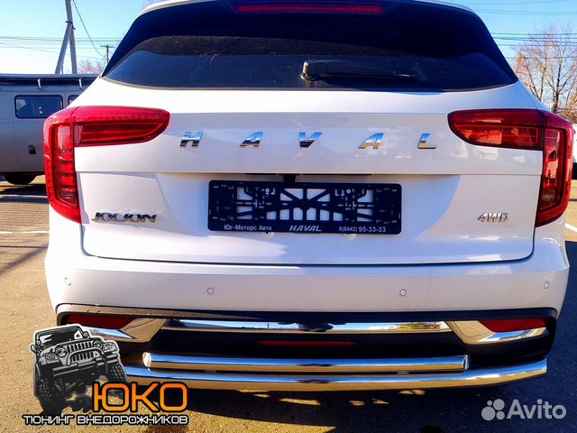 Защита заднего бампера Haval Jolion